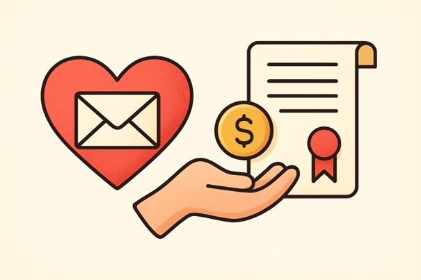 Donatie_ Dank , administratie en bevestiging